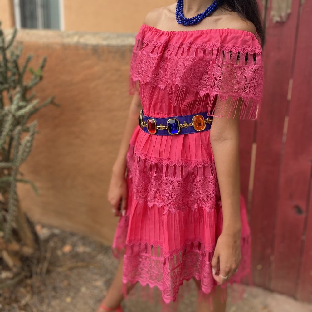 Mexican Campesina Dress - Picture 3 of 4
